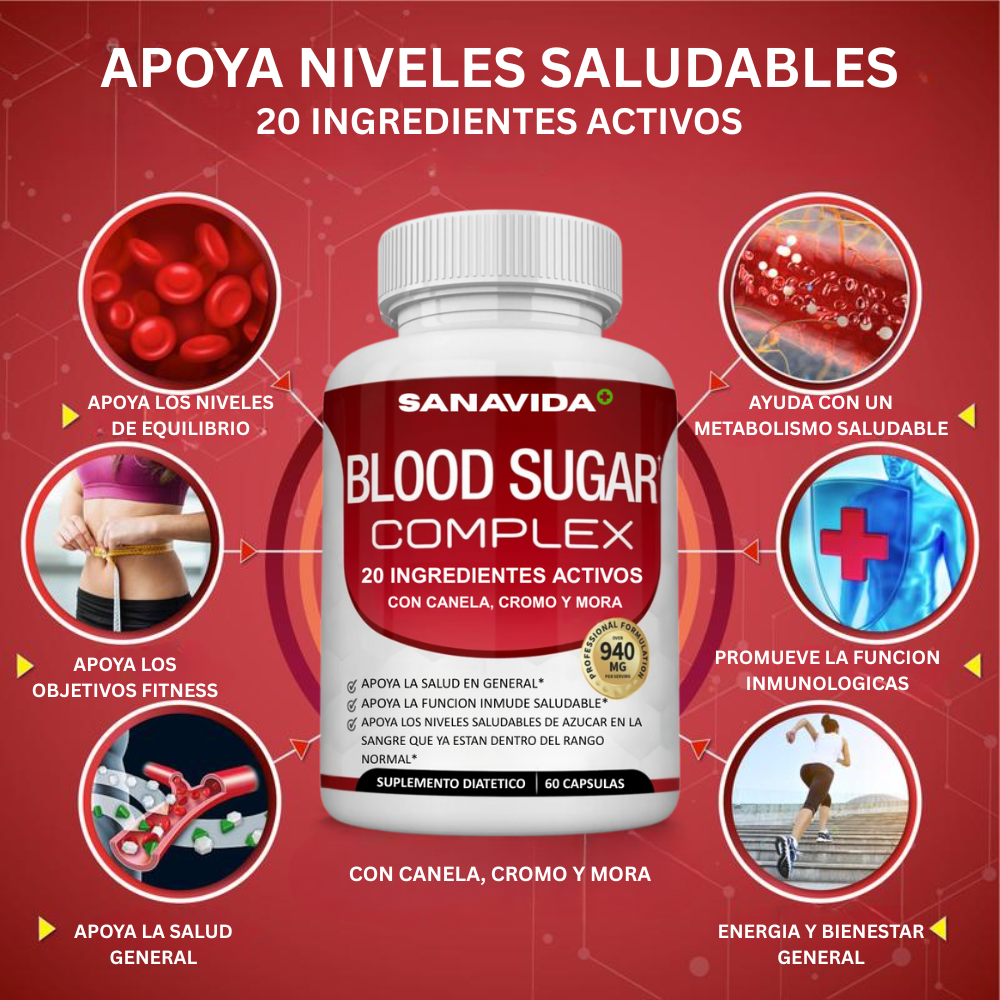 Suplemento Blood Sugar Complex