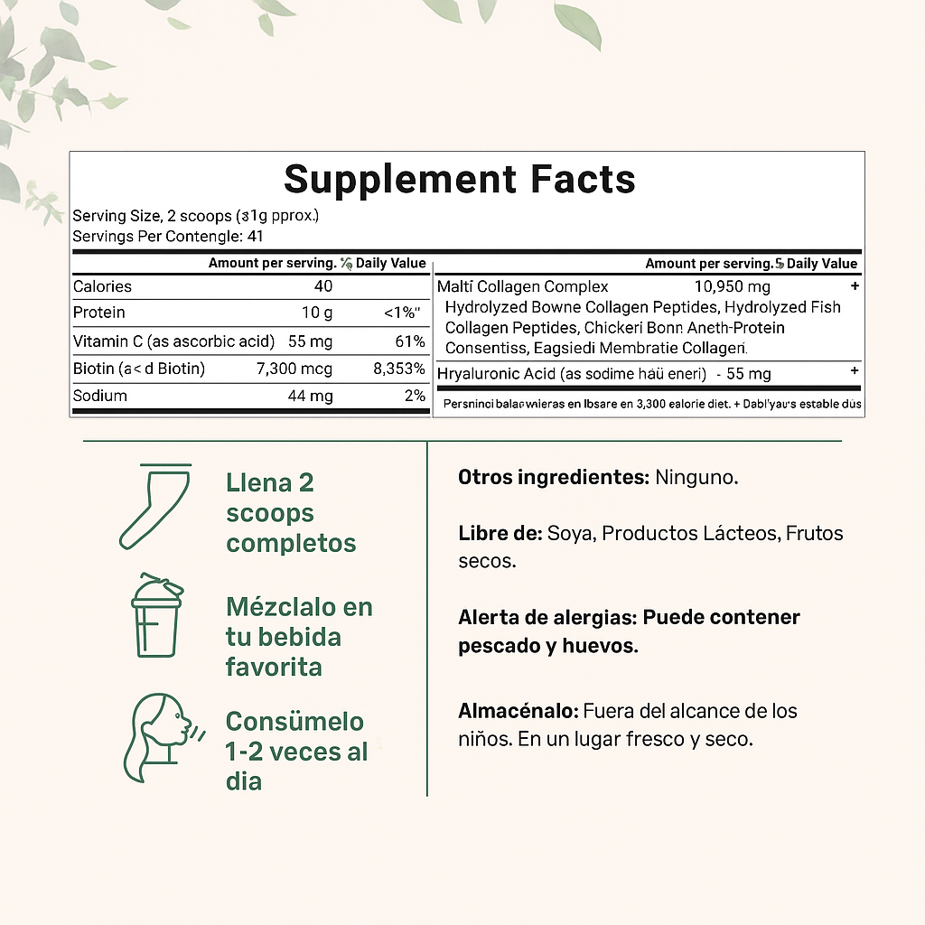 Collagen Peptides Powder.