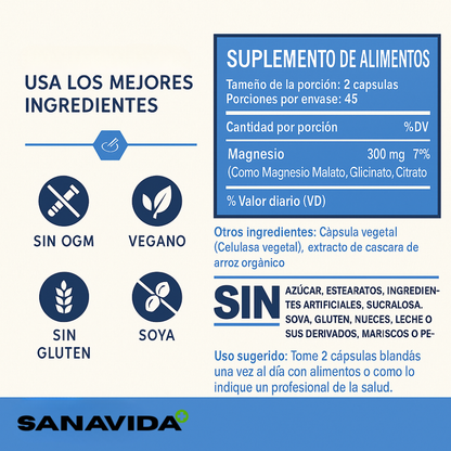 Suplemento de Magnesio