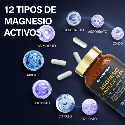Suplemento de 12-en-1 Magnesio
