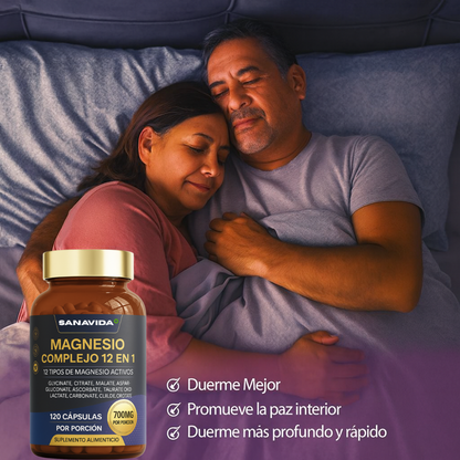 Suplemento de 12-en-1 Magnesio